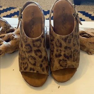 Boutique by Corkys Leopard print shoes